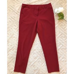 Red Trouser Pants